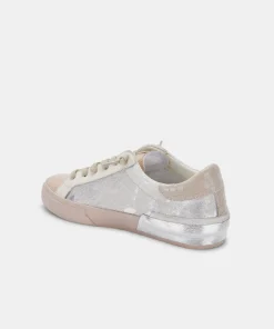Zina Sneakers Dune Metallic Calf Hair