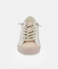 Zina Sneakers Dune Metallic Calf Hair