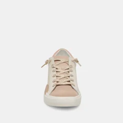 Zina Sneakers Gold Leather