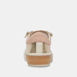 Zina Sneakers Gold Leather