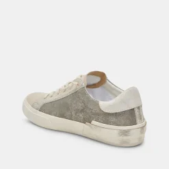 Zina Sneakers Granite Metallic Suede