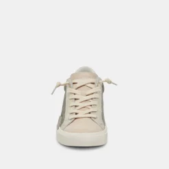 Zina Sneakers Granite Metallic Suede