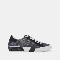 Zina Sneakers Gunmetal Leather