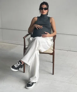 Zina Sneakers Gunmetal Leather