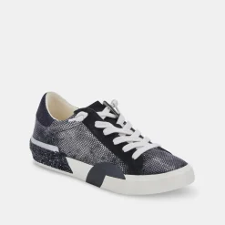 Zina Sneakers Gunmetal Leather