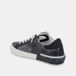 Zina Sneakers Gunmetal Leather