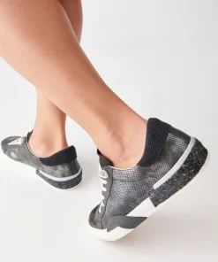 Zina Sneakers Gunmetal Leather