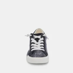 Zina Sneakers Gunmetal Leather