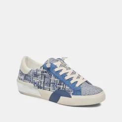 Zina Sneakers Navy Multi Woven