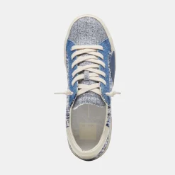 Zina Sneakers Navy Multi Woven