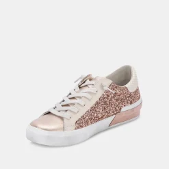 Zina Sneakers Rose Gold Glitter
