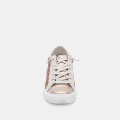 Zina Sneakers Rose Gold Glitter