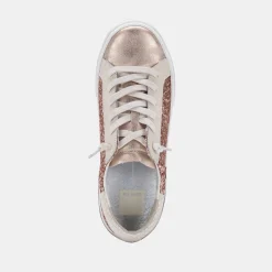Zina Sneakers Rose Gold Glitter