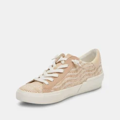 Zina Sneakers Wheat Raffia