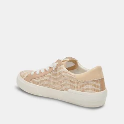 Zina Sneakers Wheat Raffia