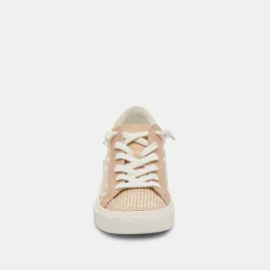 Zina Sneakers Wheat Raffia