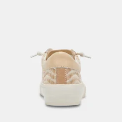 Zina Sneakers Wheat Raffia