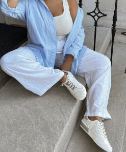 Zina Sneakers White Natural Leather