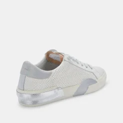 Zina Sneakers White Natural Leather