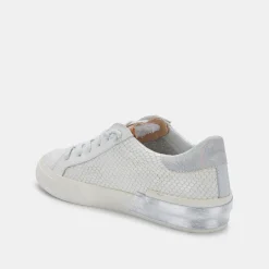 Zina Sneakers White Natural Leather