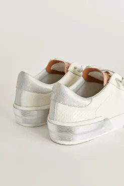 Zina Sneakers White Natural Leather