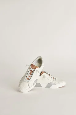 Zina Sneakers White Natural Leather