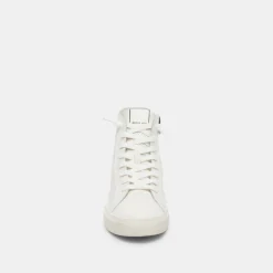 Zohara Sneakers White Perforated Leather