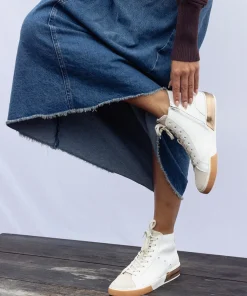 Zohara Sneakers White Tan Leather