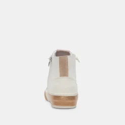 Zohara Sneakers White Tan Leather